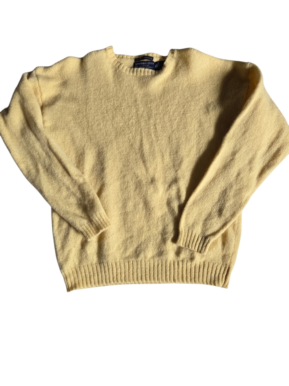 Vintage 90s Abercrombie The Big Sweater Wool Tag Large Fits Mens M/Womens L